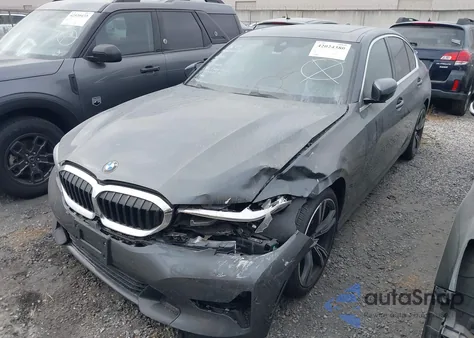 2021 BMW 3 Series 330I из США, поврежденный, VIN 3MW5R1J07M8C06389